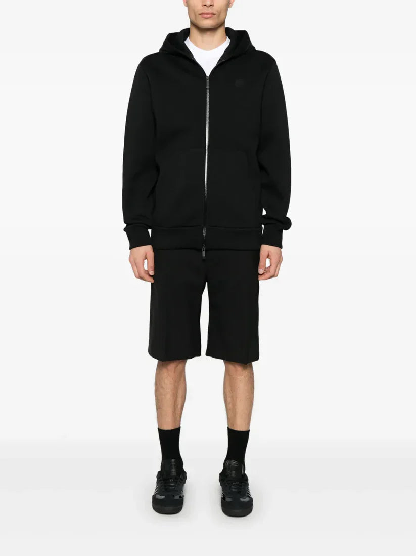 Zip-Up Neoprene Sweatshirt