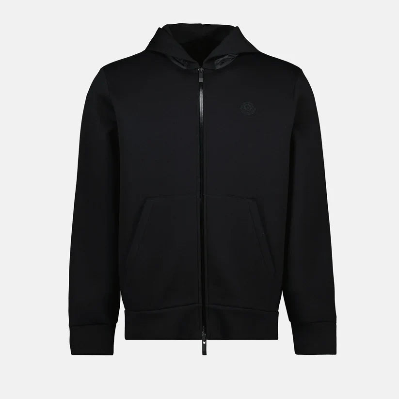 Zip-Up Neoprene Sweatshirt